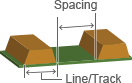 pista/espacio